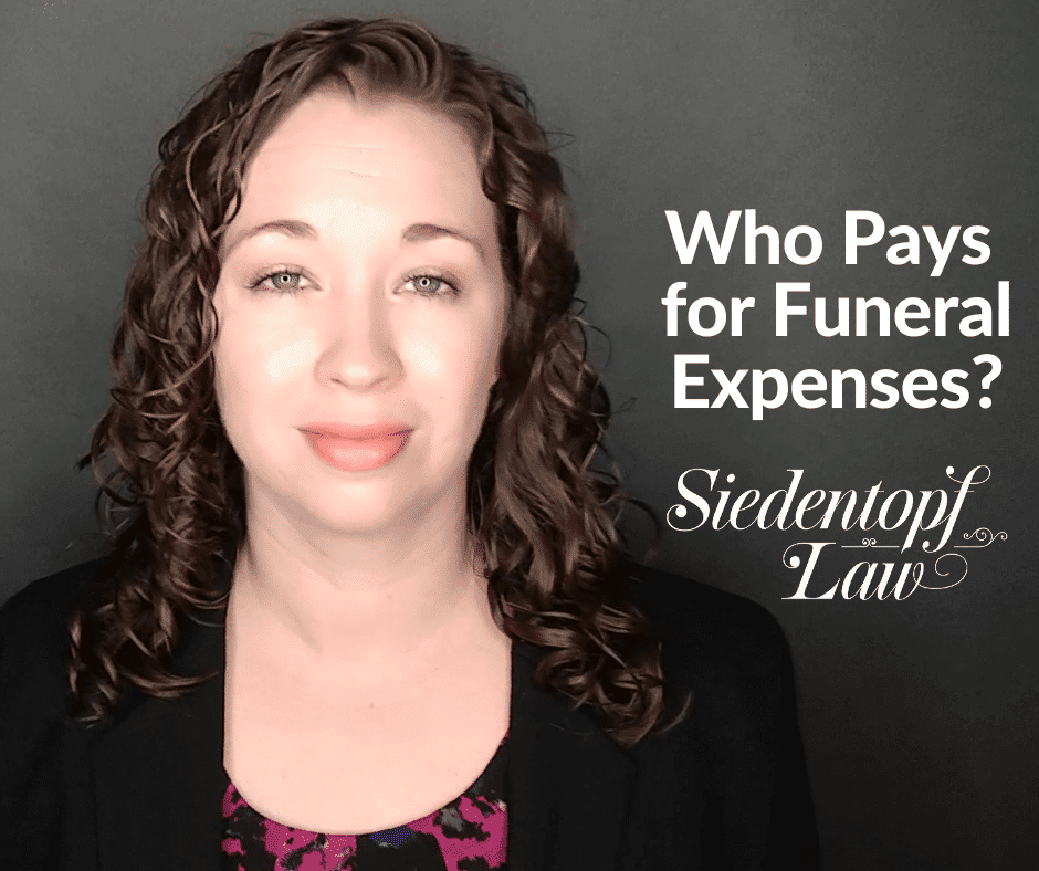 Video Who Pays for Funeral Expenses? Atlanta Estate Planning, Wills