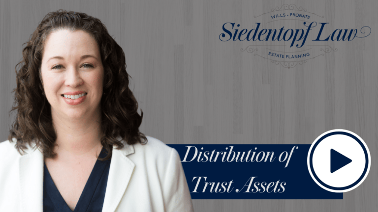 distribution of trust assets